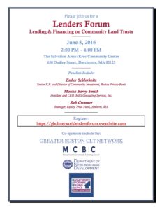 CLT Lenders Forum Invitation